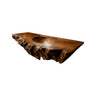 Kaelith Live Edge Solid Wood Floating Bathroom Vanity with Integrated Sink Brown - Timberustic Floating Bathroom Vanity with Integrated Sink
