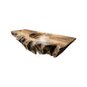 Kaelith Live Edge Solid Wood Floating Bathroom Vanity with Integrated Sink Natural Oak - Timberustic Floating Bathroom Vanity with Integrated Sink