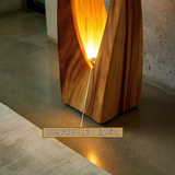 Kaelith Sculpted Integrated LED Wood Floor Lamp - Timberustic Floor Lamp