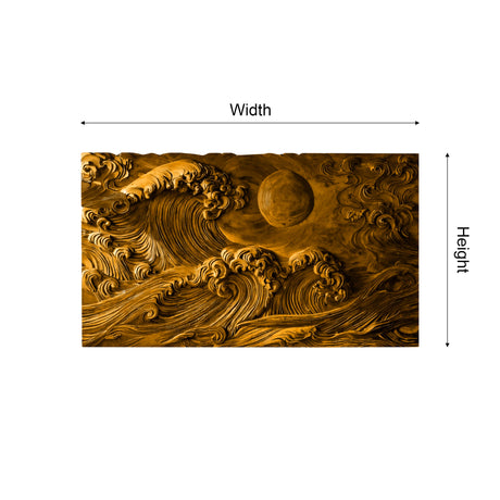 Kaelith Solid Wood Sculpted Wall Art - Timberustic Wall Art
