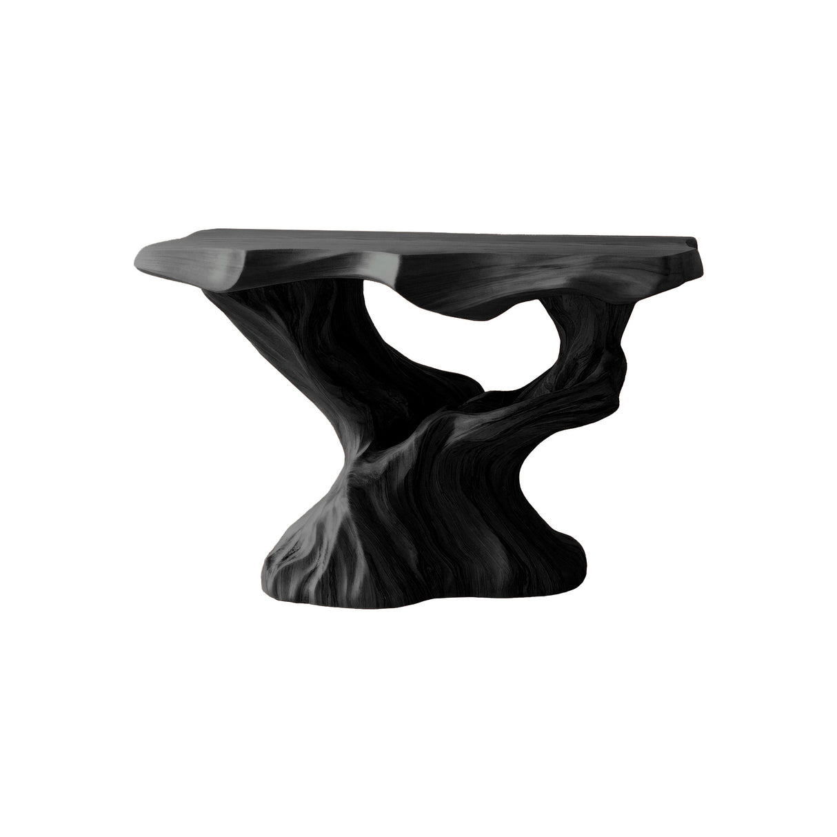 Kaelith Treeform Sculpted Solid Wood Freestanding Bathroom Vanity Black - Timberustic Freestanding Bathroom Vanity