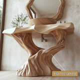 Kaelith Treeform Sculpted Solid Wood Freestanding Bathroom Vanity - Timberustic Freestanding Bathroom Vanity
