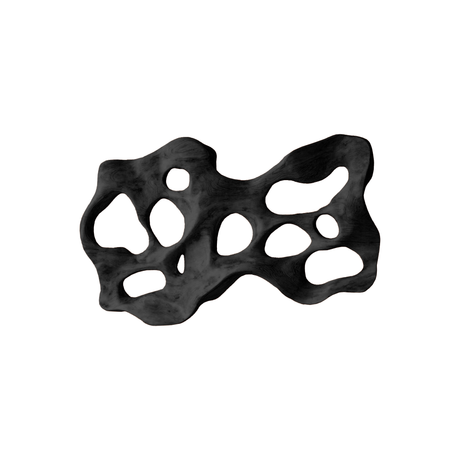 Kaelor Sculpted Solid Wood Wall Art Black - Timberustic Wall Art