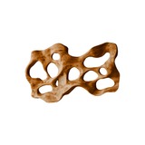 Kaelor Sculpted Solid Wood Wall Art Brown - Timberustic Wall Art