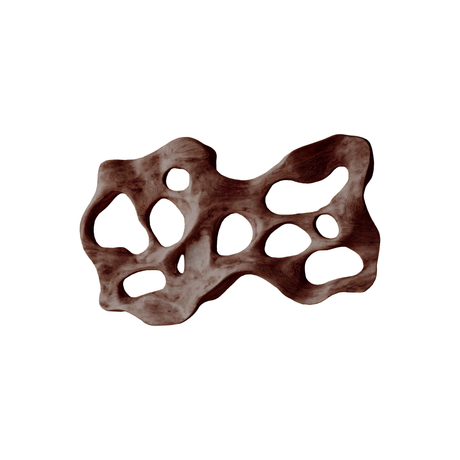 Kaelor Sculpted Solid Wood Wall Art Dark Walnut - Timberustic Wall Art
