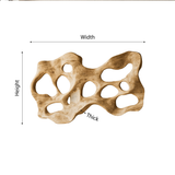 Kaelor Sculpted Solid Wood Wall Art - Timberustic Wall Art