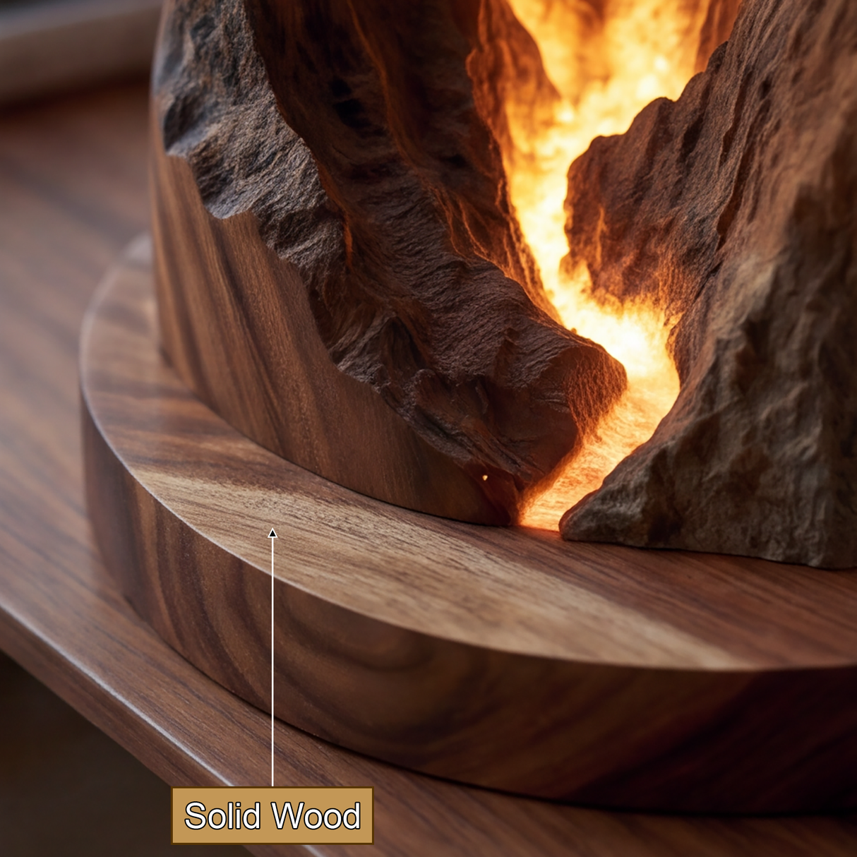Kaelspire Sculpted Mountain Table Lamp - Timberustic Table Lamp