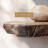 Kaldren Live Edge Solid Wood Floating Shelf SPA235332 - Timberustic Floating Shelf