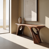 Kaori Modern Organic Sculptural Console Table