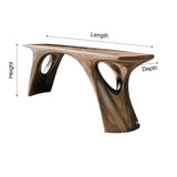 Kaori Modern Organic Sculptural Console Table