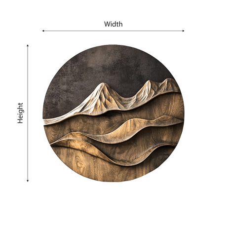 Kavira Sculpted Solid Wood Wall Art - Timberustic Wall Art