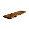 Kelvion Live Edge Solid Wood Floating Shelf