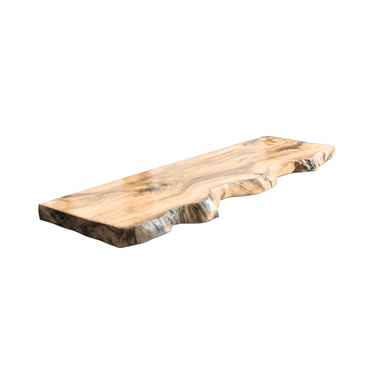 Kelvion Live Edge Solid Wood Floating Shelf