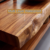 Korvane Live Edge Solid Wood Floating Bathroom Vanity - Timberustic Floating Bathroom Vanity