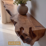 Kryveth Live Edge Solid Wood Mountain Floating Shelf SPA215478 - Timberustic Floating Shelf
