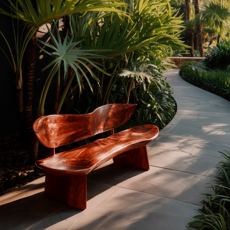 Leafform Solis Solid Wood Outdoor Bench - Timberustic Bench