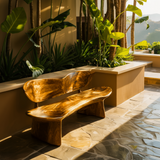 Leafform Solis Solid Wood Outdoor Bench - Timberustic Bench