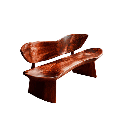 Leafform Solis Solid Wood Outdoor Bench Mahogany - Timberustic Bench