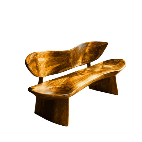 Leafform Solis Solid Wood Outdoor Bench Teak - Timberustic Bench