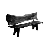 Leafwave Live Edge Indoor Bench Black - Timberustic Bench