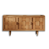 Geometric Oak Panel Sideboard | Handcrafted Modern Storage Cabinet by Timberustic