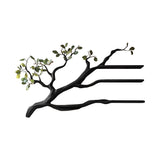 Lignara Live Edge Solid Wood Tree-Inspired Bookshelf Black - Timberustic Tree Bookshelf