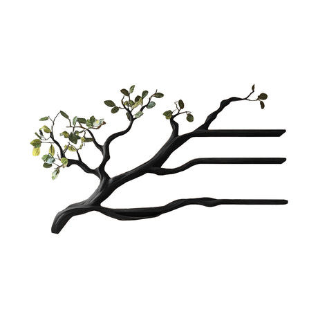 Lignara Live Edge Solid Wood Tree-Inspired Bookshelf