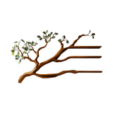 Lignara Live Edge Solid Wood Tree-Inspired Bookshelf Brown - Timberustic Tree Bookshelf