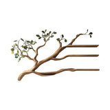 Lignara Live Edge Solid Wood Tree-Inspired Bookshelf Natural Oak - Timberustic Tree Bookshelf