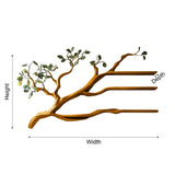 Lignara Live Edge Solid Wood Tree-Inspired Bookshelf - Timberustic Tree Bookshelf