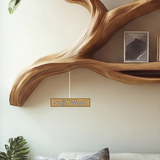 Lignara Live Edge Solid Wood Tree-Inspired Bookshelf - Timberustic Tree Bookshelf
