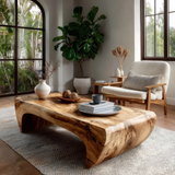 Liora Live Edge Solid Wood Coffee Table SPA897235 - Timberustic Coffee Table