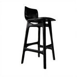 Lioren Arc Solid Wood Bar Stool Black - Timberustic Bar Stool