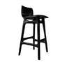 Lioren Arc Solid Wood Bar Stool Black - Timberustic Bar Stool