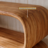 Lioren Handcrafted Solid Wood Bookshelf