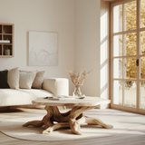 Lioren Live Edge Solid Wood Coffee Table SPA825733 - Timberustic Coffee Table