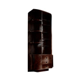 Lioren Sculpted Solid Wood Bathroom Cabinet Dark Walnut - Timberustic Bathroom Cabinet