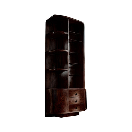 Lioren Sculpted Solid Wood Bathroom Cabinet