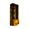 Lioren Sculpted Solid Wood Bathroom Cabinet Teak - Timberustic Bathroom Cabinet