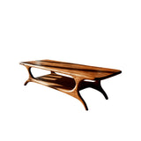 Lirven Arch Solid Wood Coffee Table