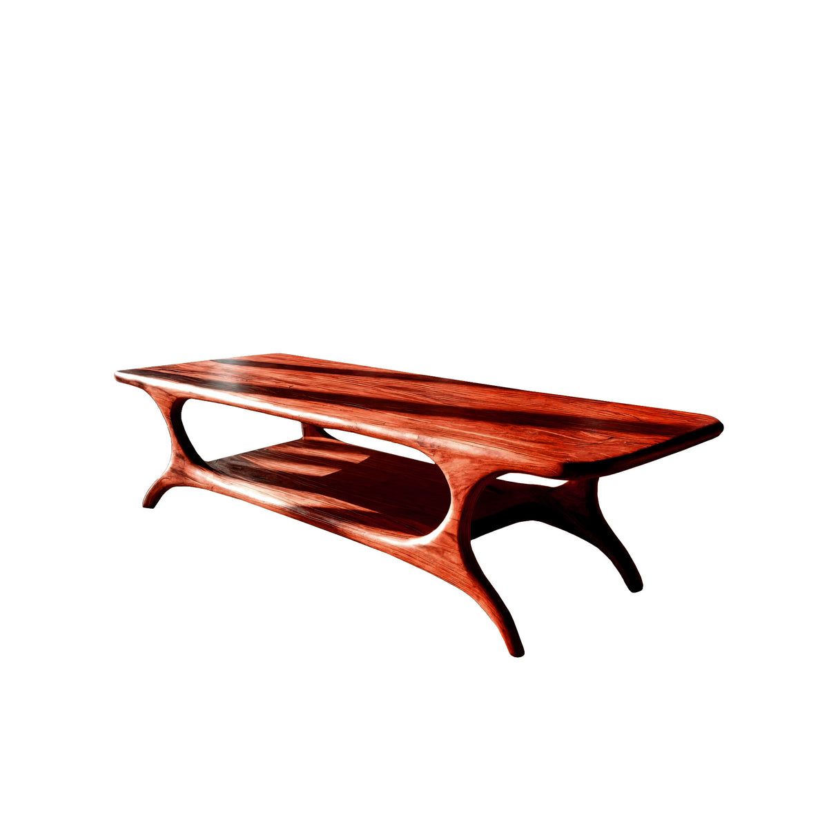 Lirven Arch Solid Wood Coffee Table