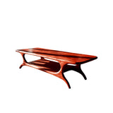 Lirven Arch Solid Wood Coffee Table
