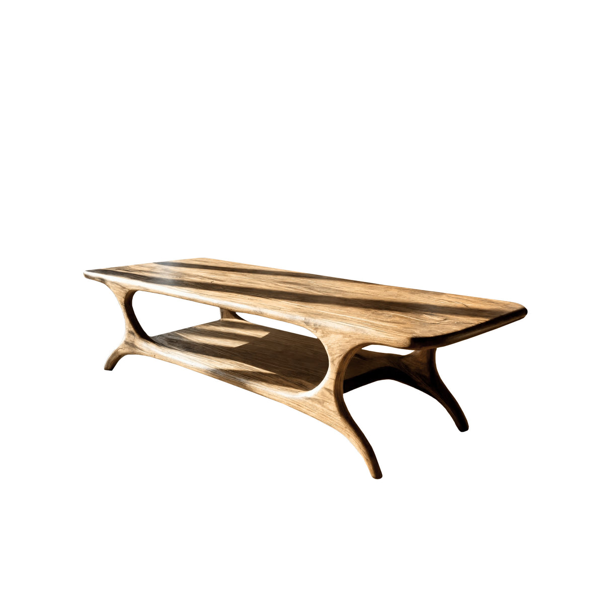 Lirven Arch Solid Wood Coffee Table