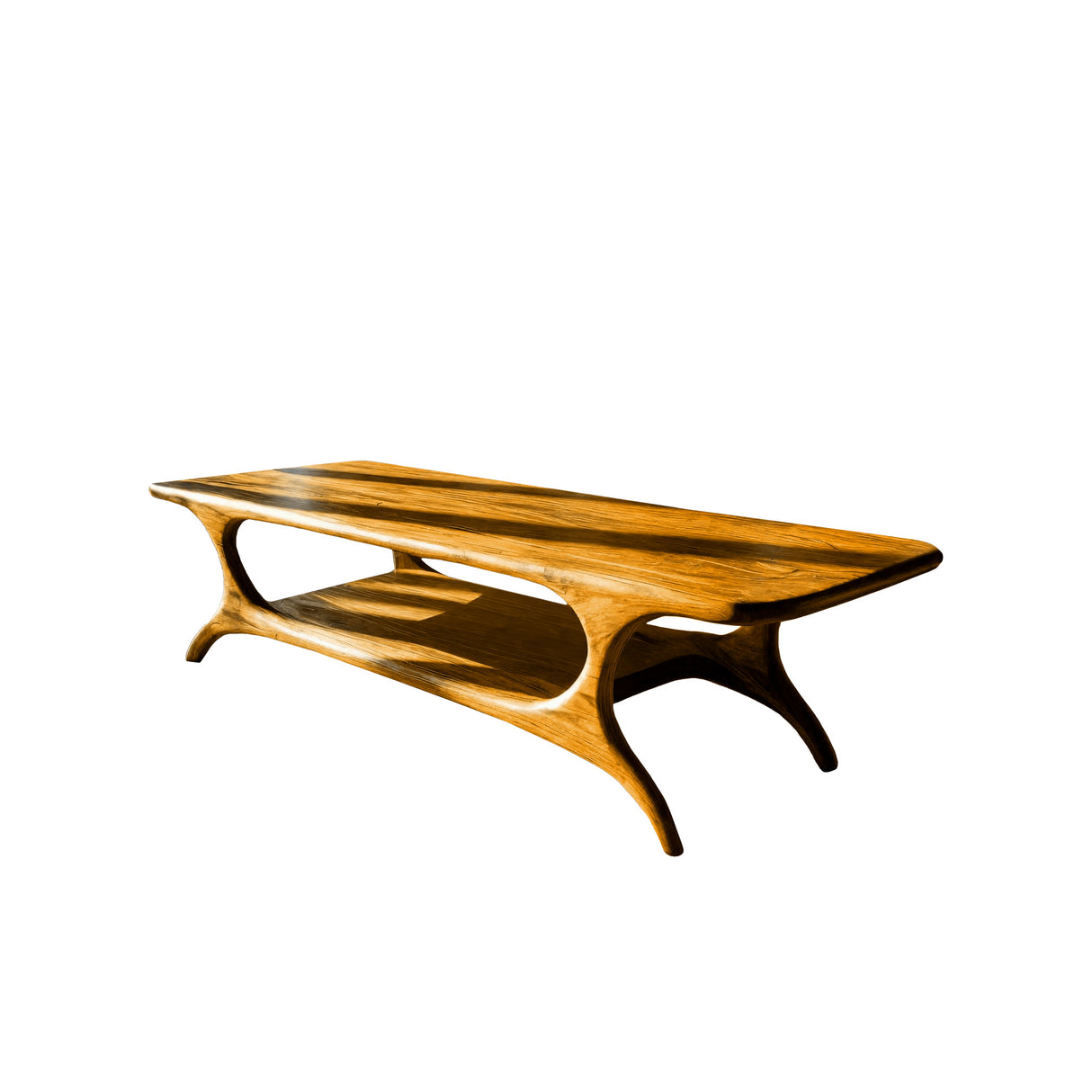 Lirven Arch Solid Wood Coffee Table