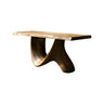 Lorvain Sculpted Solid Wood Freestanding Bathroom Vanity Natural Oak - Timberustic Freestanding Bathroom Vanity