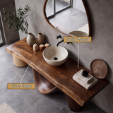 Lorvain Sculpted Solid Wood Freestanding Bathroom Vanity - Timberustic Freestanding Bathroom Vanity