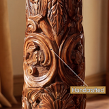 Lorvane Solid Wood Pedestal Stand - Timberustic Pedestal Stand