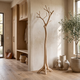 Lumebark Handcrafted Sculpted Solid Wood Tree Coat Rack