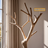Lumebark Handcrafted Sculpted Solid Wood Tree Coat Rack