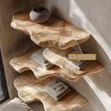 Lumivale Live Edge Solid Wood Mushroom Floating Shelf SPA954051 - Timberustic Floating Shelf